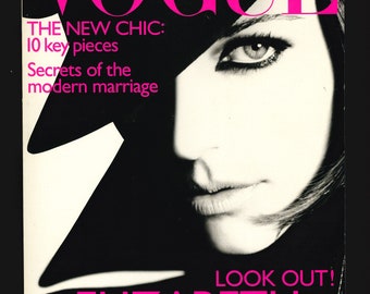 Vogue Dec 1999 UK British Original Vintage Fashion Magazine