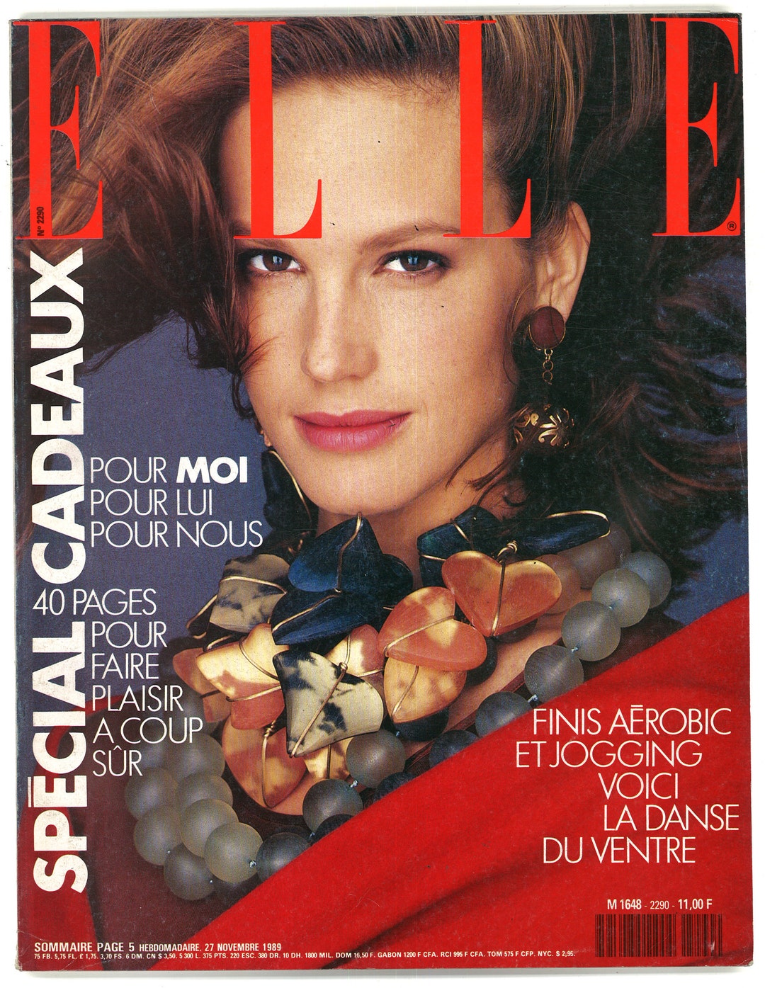 Elle French No 2290 Nov 27 1989 Paris Foreign Original Vintage - Etsy