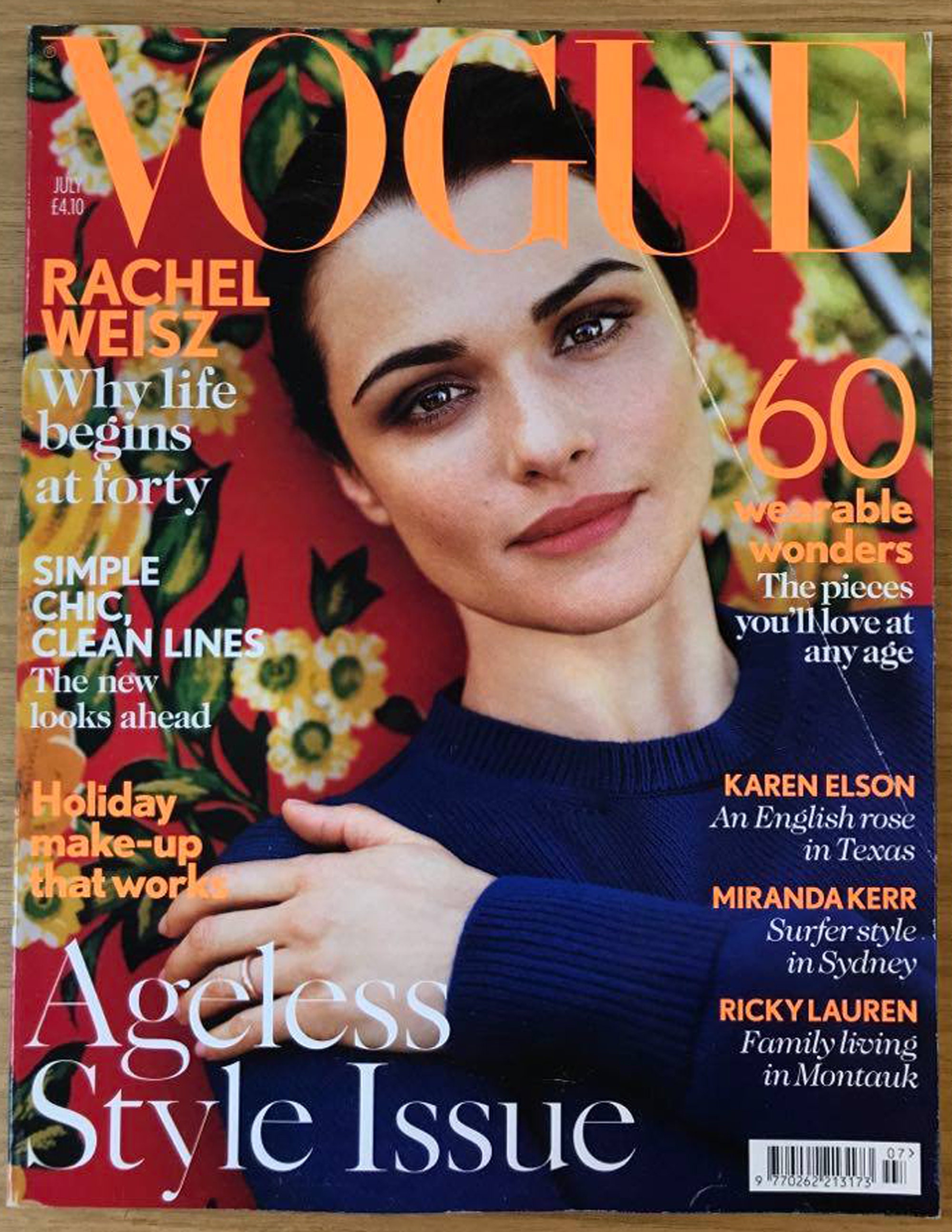 Vogue UK July 2012 British Original Fashion Magazine Gift Present