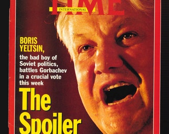 TIME EUROPE MAR 25 1991 Vintage Magazine Boris Yeltsin