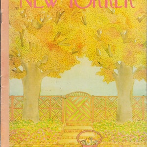 New Yorker July 12 1976 Original Journalism Vintage Magazine  Jenni Oliver cover