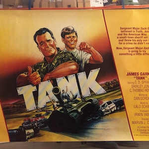 Tank, 1984 British Quad Movie Poster 40th