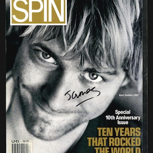 Spin April 1995 Music Magazine KURT COBAIN NIRVANA
