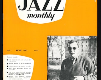 Jazz Monthly Juin 1961 Magazine de musique britannique.