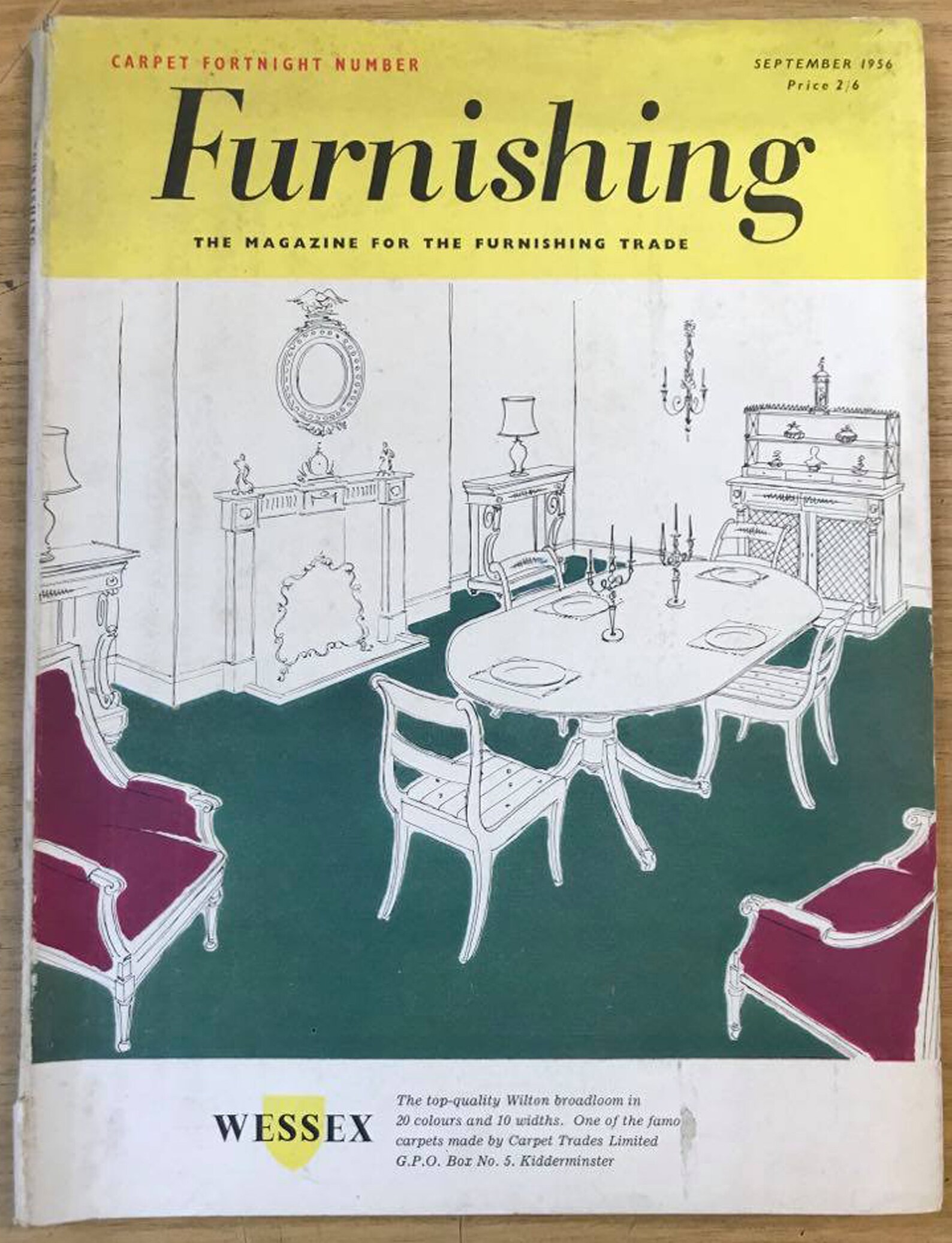 Furnishing Trade Sept 1956 Original Vintage Home Decoration Etsy
