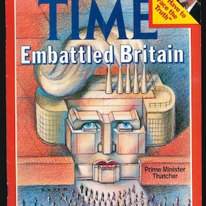 TIME EUROPE FEB 16 1981 Vintage Magazine Margaret Thatcher