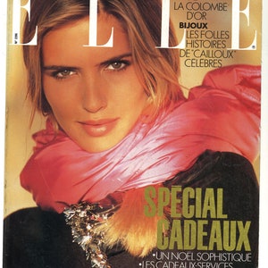 Elle no 2395 Dec 2 1991 Special Issue French Paris Foreign Original Vintage Fashion Magazine Gift  Birthday Present