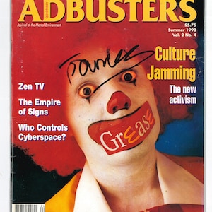 Adbusters Vol 2 No 4 Summer 1993 Original Vintage Magazine