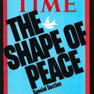TIME 6 NOV 1972 Vintage Magazine The Shape of Peace Sonderteil