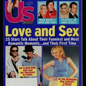 US weekly Feb 18  2002 Original Celebrity and Entertainment Magazine Kim Cattrall