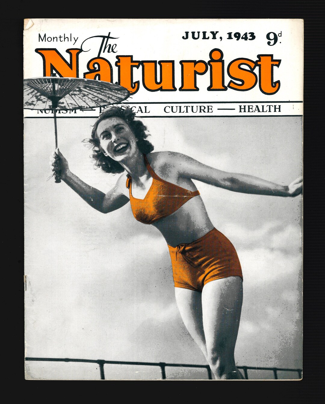 The Naturist July 1943 Original Vintage Magazine Nudism Physical The Naturist July 1943 Original Vintage Magazine Nudism Physical