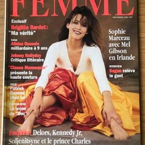 Femme no 87 Sept 1994 Paris French Original Vintage Fashion Magazine Gift Birthday Present 30th