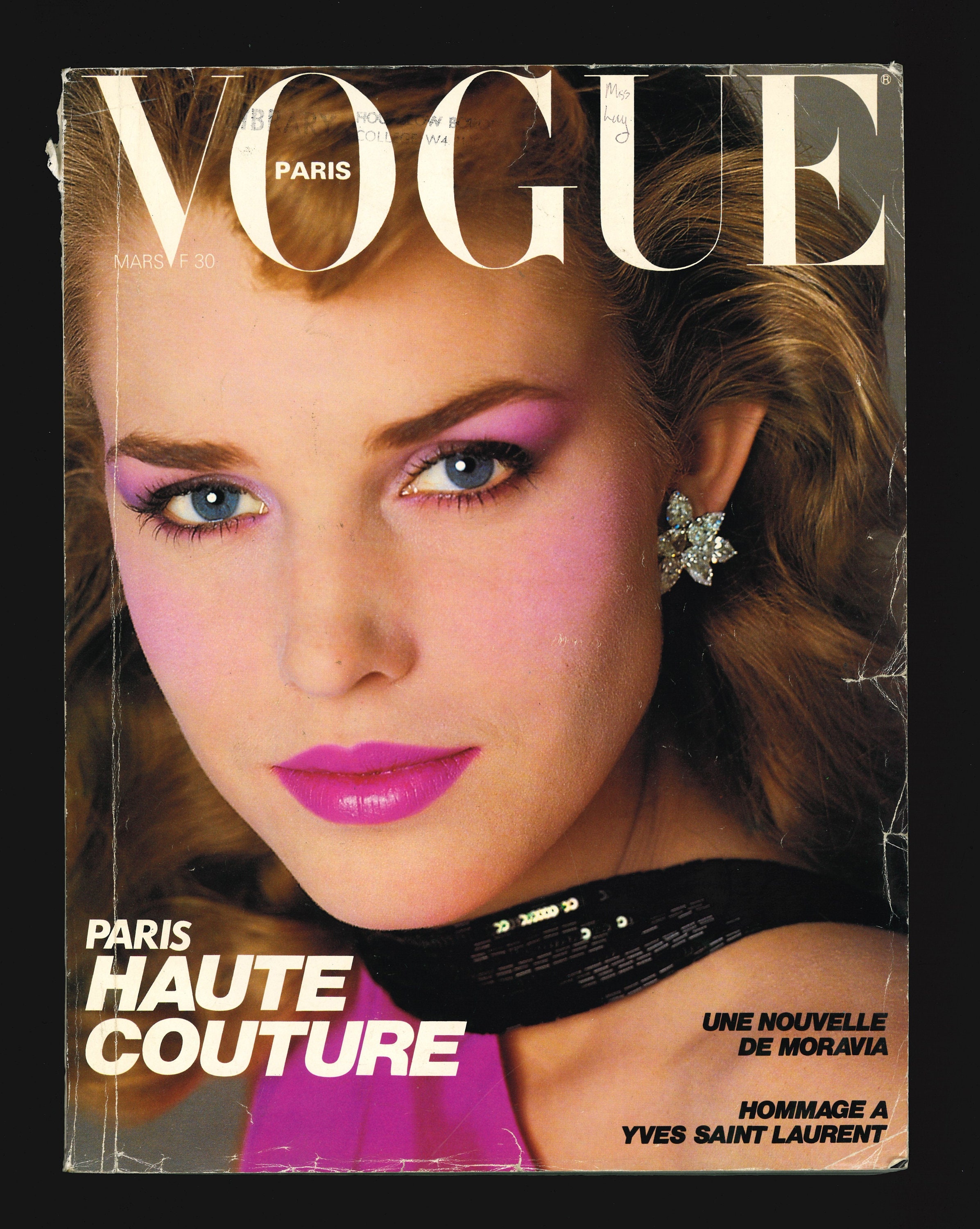 Vogue Paris No 624 March 1982 Original Vintage Fashion Magazine