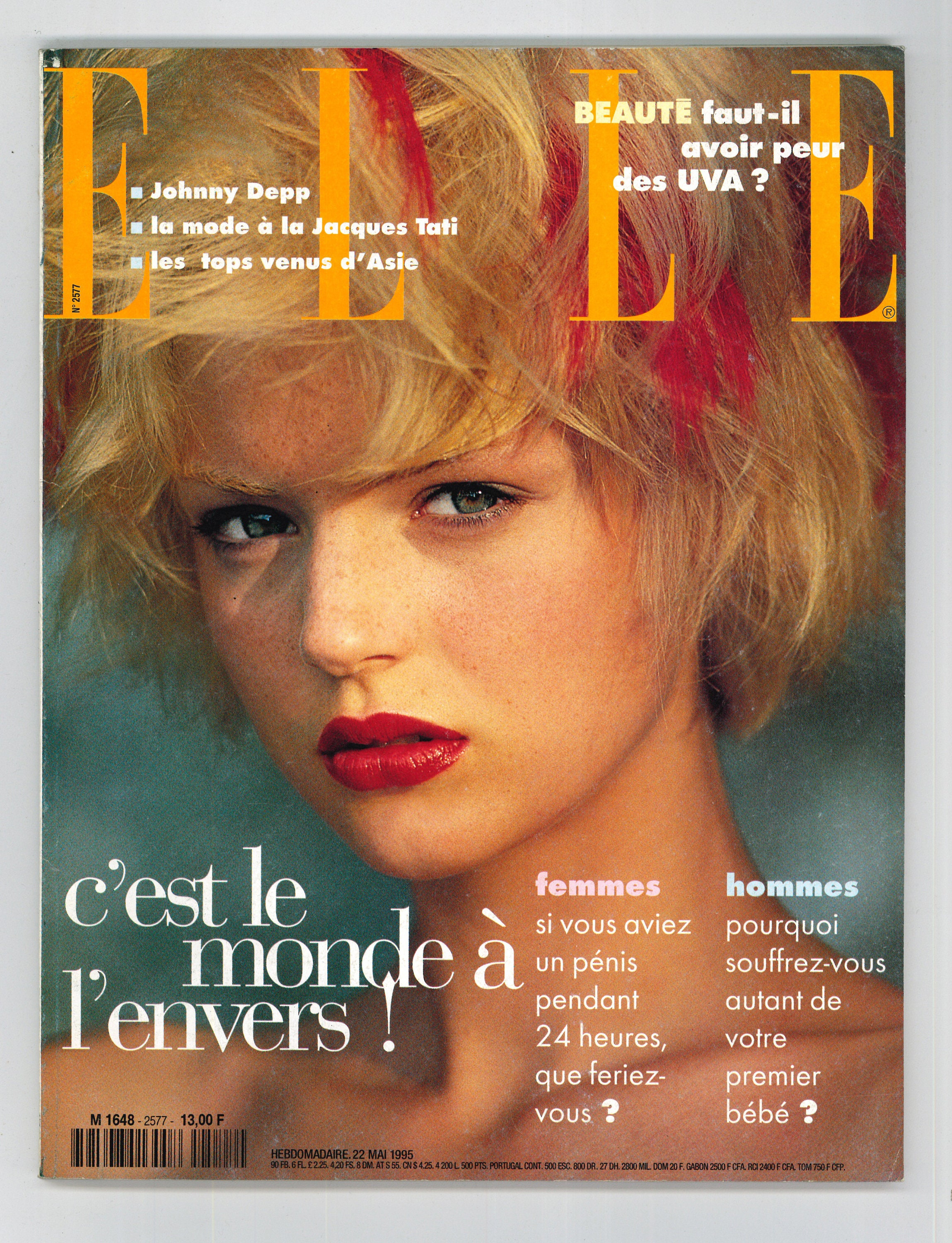 Elle May 22 1995 French Edition Vintage Magazine - Etsy
