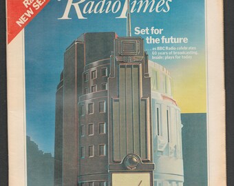 Radio Times Oct 2-8 1982 Original Vintage Magazine  Birthday Wedding Anniversary Gift Present