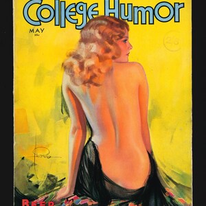 College Humor Mai 1932 Vintage Magazin Eric Hatch