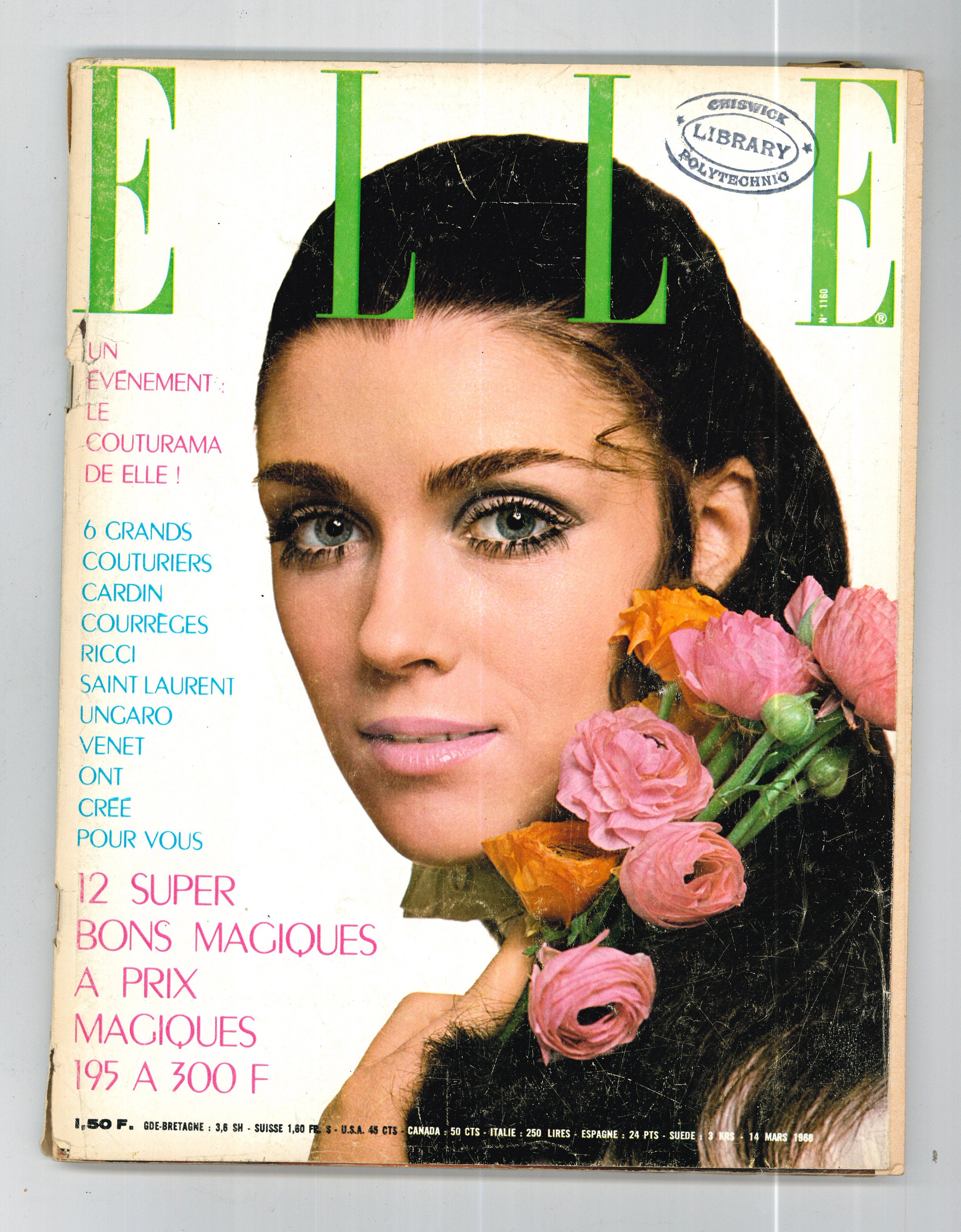 Old Elle Magazines - Etsy