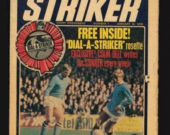 Striker n°1 10 janv. 1970 Rare magazine original vintage (A)