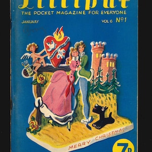 Lilliput 1940 Back Issues Vintage Original Humour Magazine