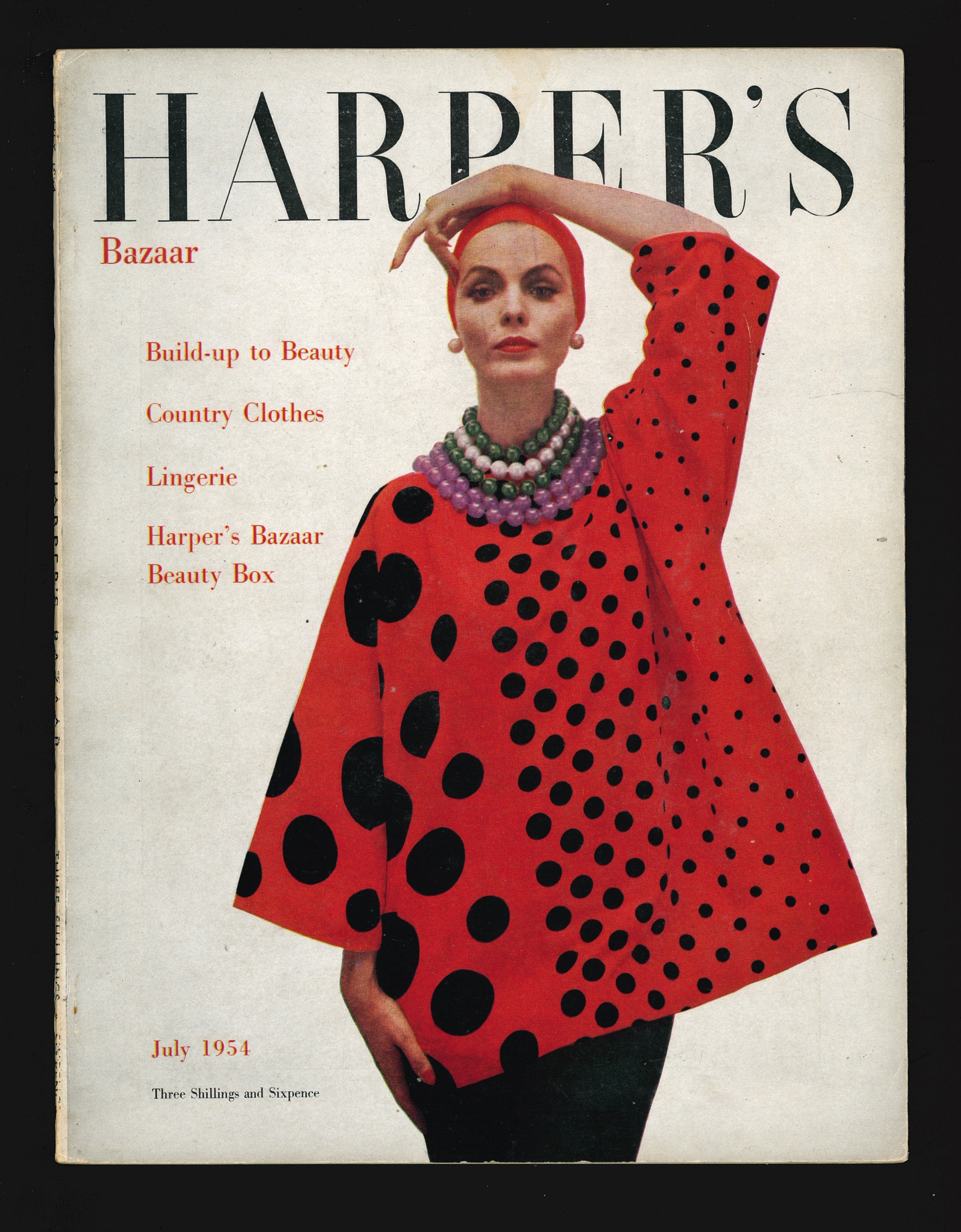 ヴィンテージ 雑誌 1954年 Harper's Bazaar 8月　s0724 ヴィンテージ 雑誌 1954年 Harper's Bazaar 8月 s0724 Harper's Bazaar