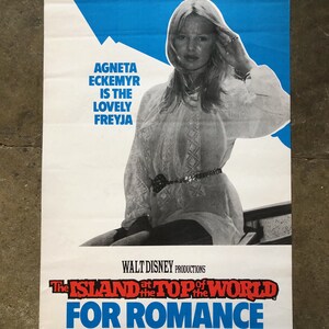 Island at the Top of the World, 1974 Double Crown Movie Poster x 4 50th