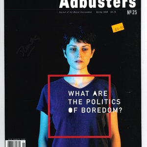 Adbusters No 25 Spring 1999 Original Vintage Magazine