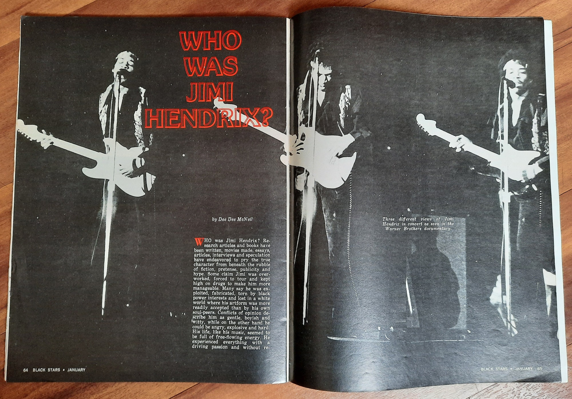 Black Stars Jan 1979 African US American Fashion Photography