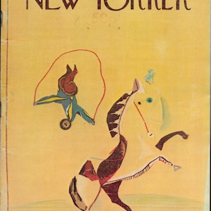 New Yorker May 31 1976 Original Journalism Vintage Magazine Circus Performer Horse Acrobat Paul Degen cover