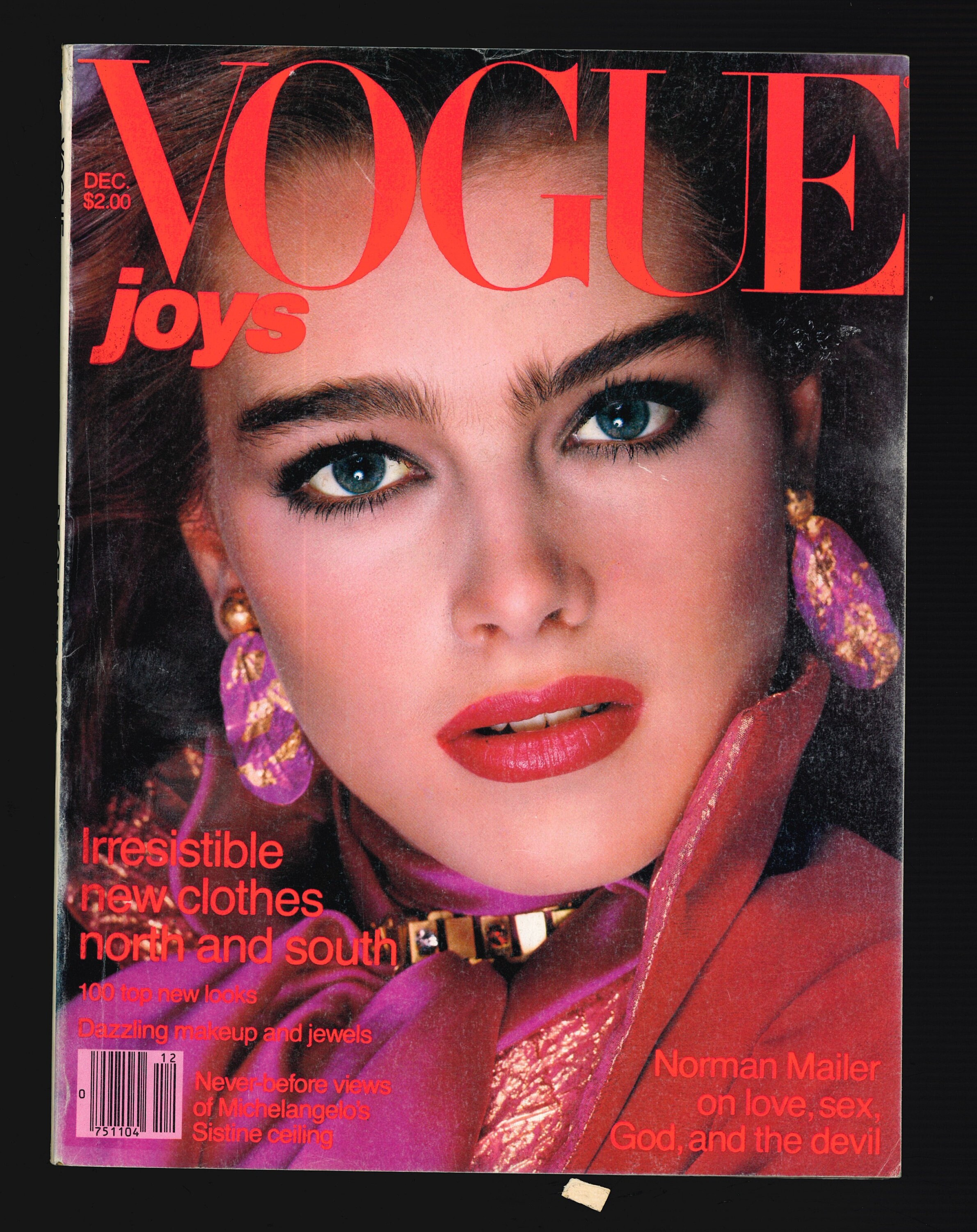 1980年 NOVEMBER ヴォーグ誌 ブルック・シールズ 海外配送可】【送料無料】 1980年 NOVEMBER ブルック・シールズ