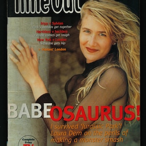 Time Out Magazine No 1193 June 30- July 7 1993 Laura Dern Jurassic Park