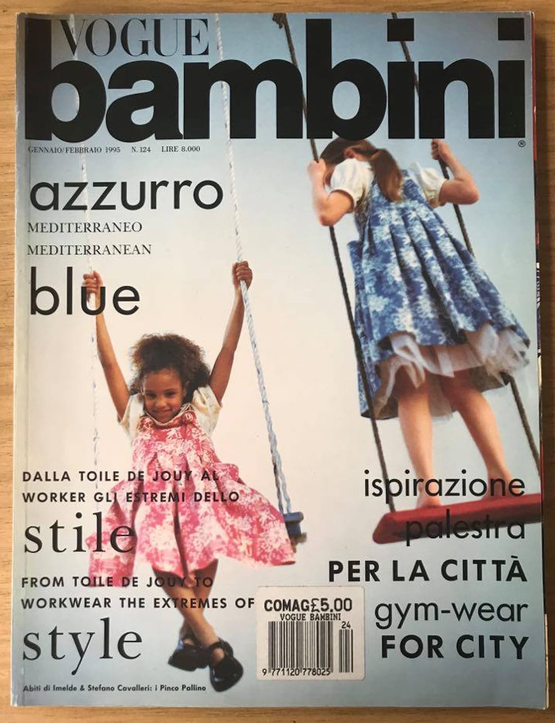 Vintage VOGUE BAMBINI Kids Children Enfant Fashion ITALIA