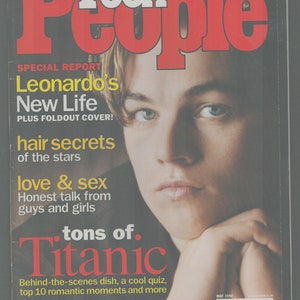 Teen People May 1998 US Original Celebrity Entertainment Magazine Birthday Gift Present Leonardo DiCaprio