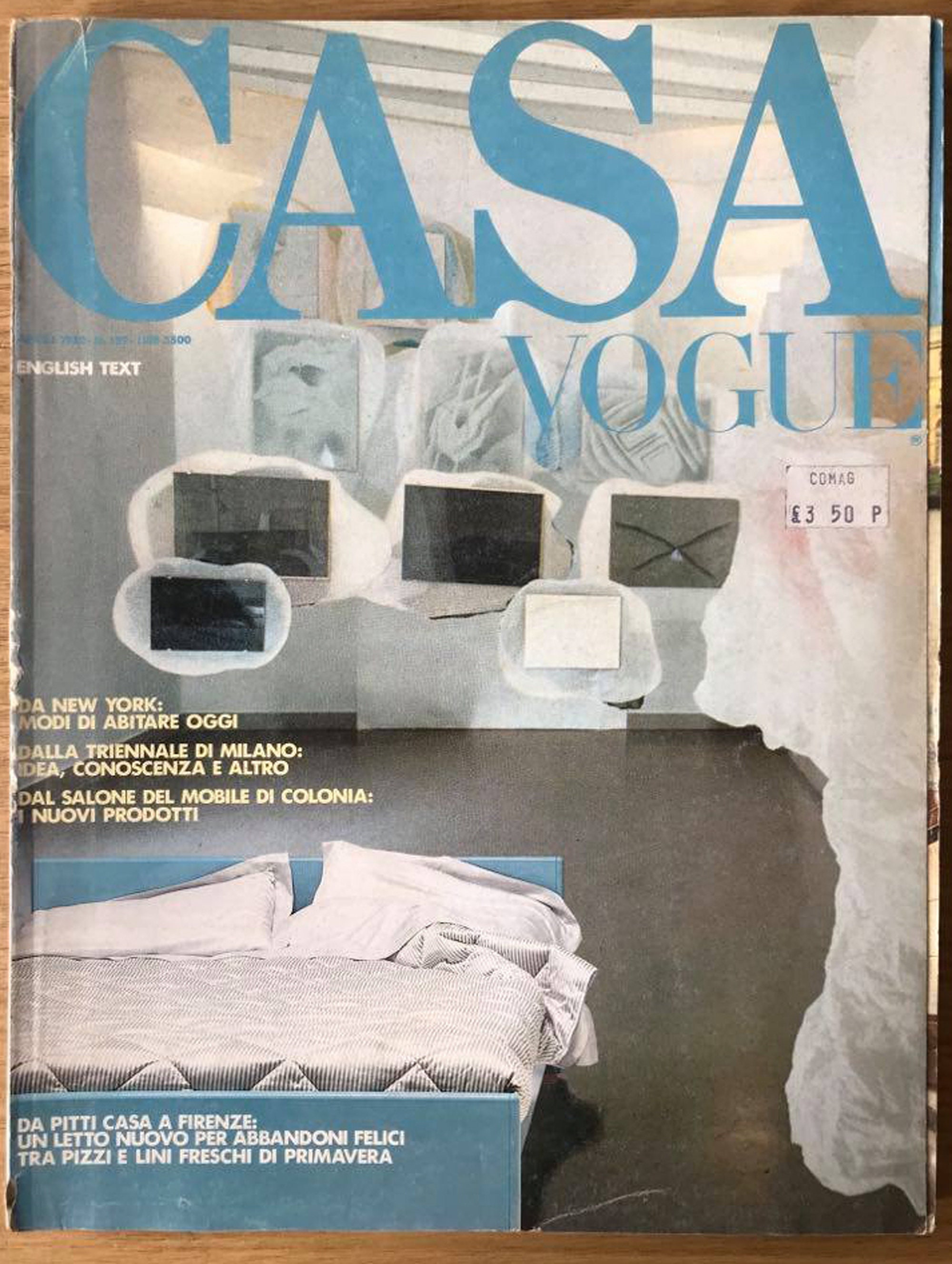 Casa Vogue No 129 April 1982 Italy Italian Original Vintage Rare Retro House Decor Magazine Gift Present Etsy