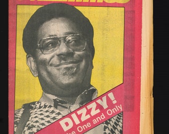 Jazz Times, octobre 1984, magazine musical. Dizzy Gillespie