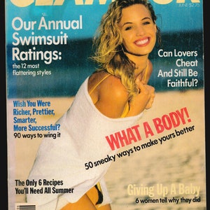 Glamour US June 1990 American Original Vintage Fashion Rare Magazine Birthday Gift Present