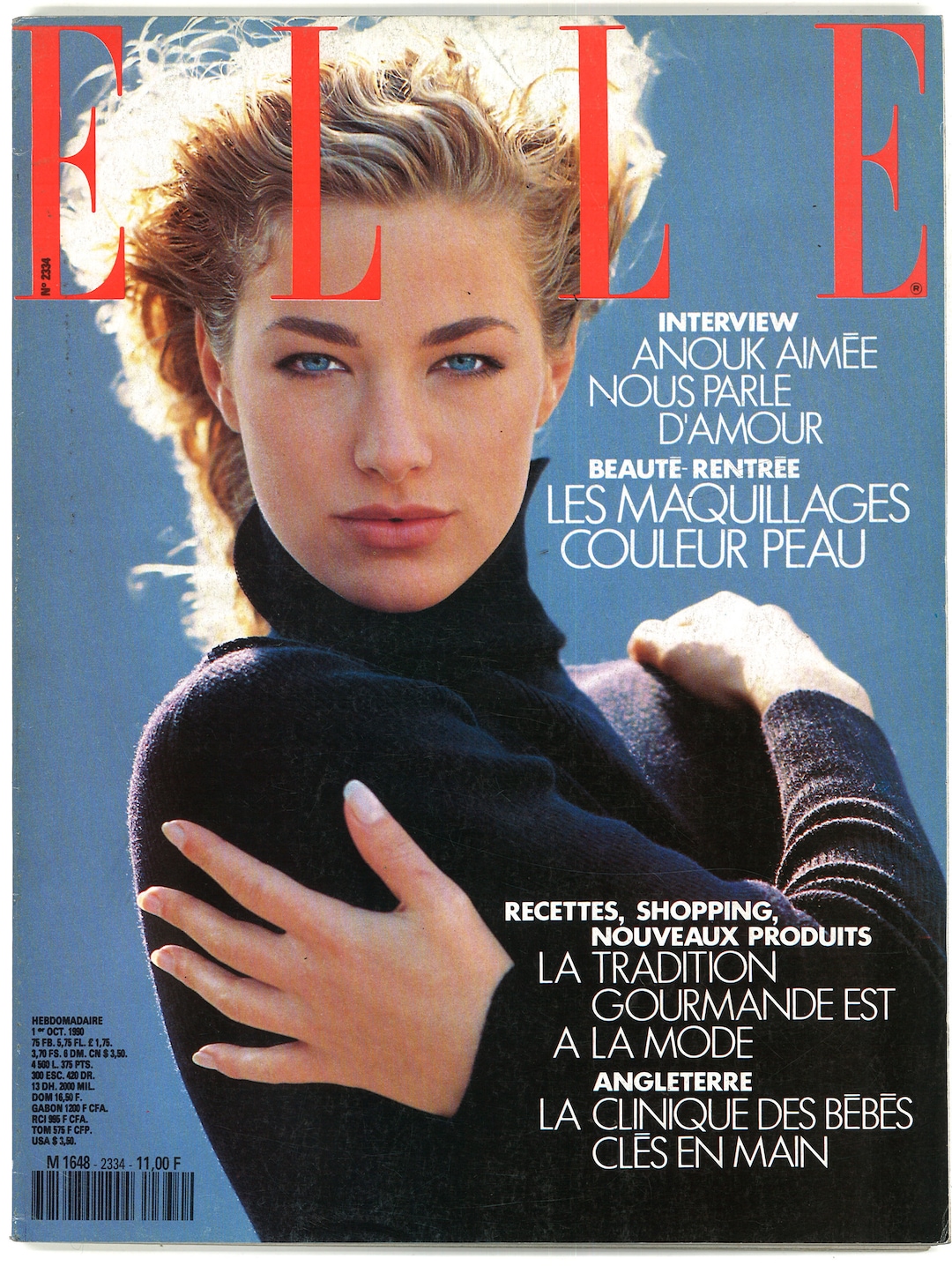 Elle French No 2334 Oct 1 1990 Paris Foreign Original Vintage - Etsy UK