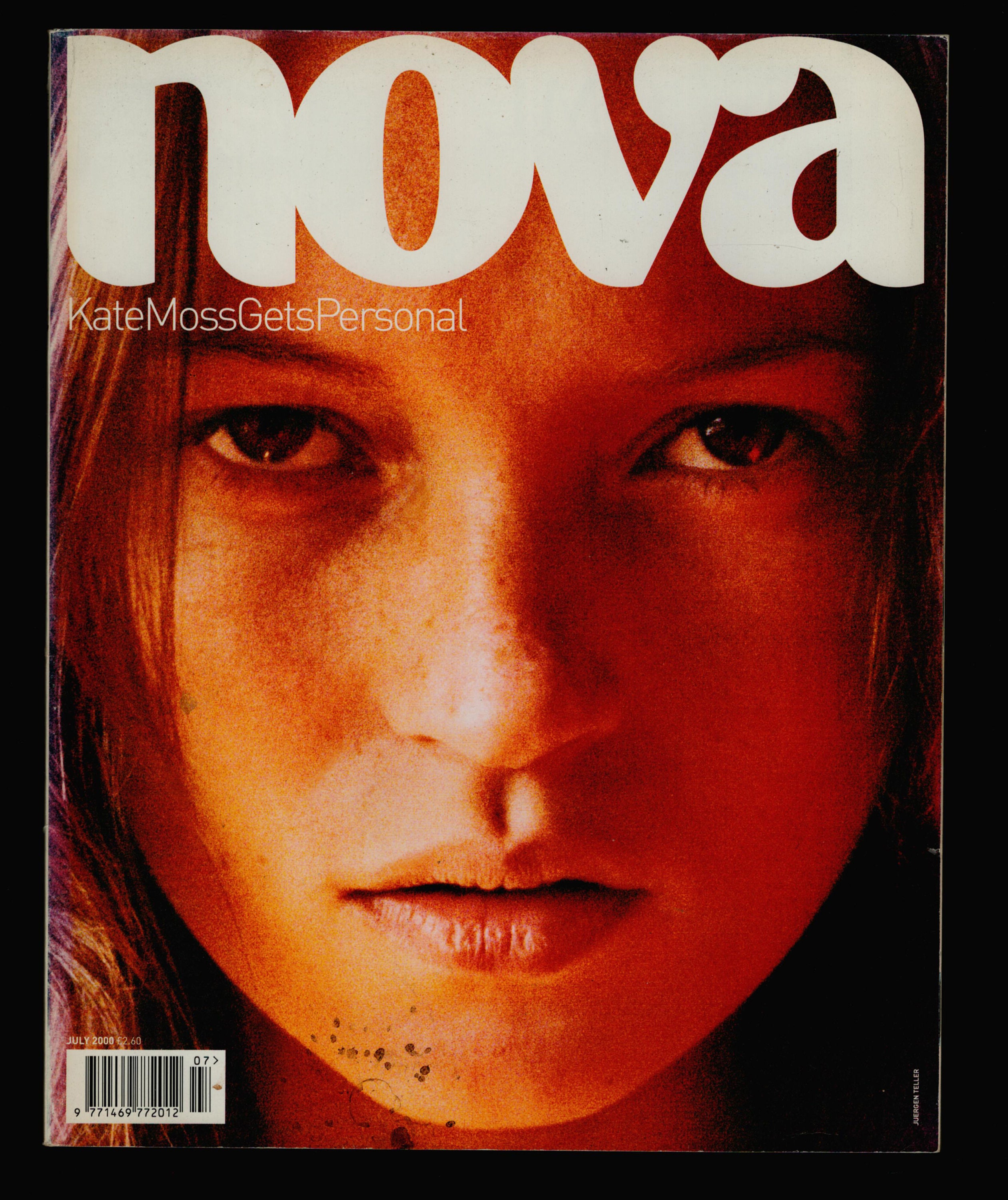 Nova July 2000 Original Vintage Fashion Magazine Kate Moss cover Reborn  Issue no 2