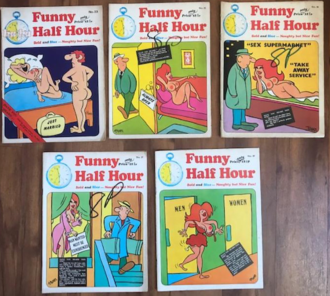 Funny Half Hour Lot X 5 Copies Original Vintage Rare Humorous Comics  Magazine - Etsy