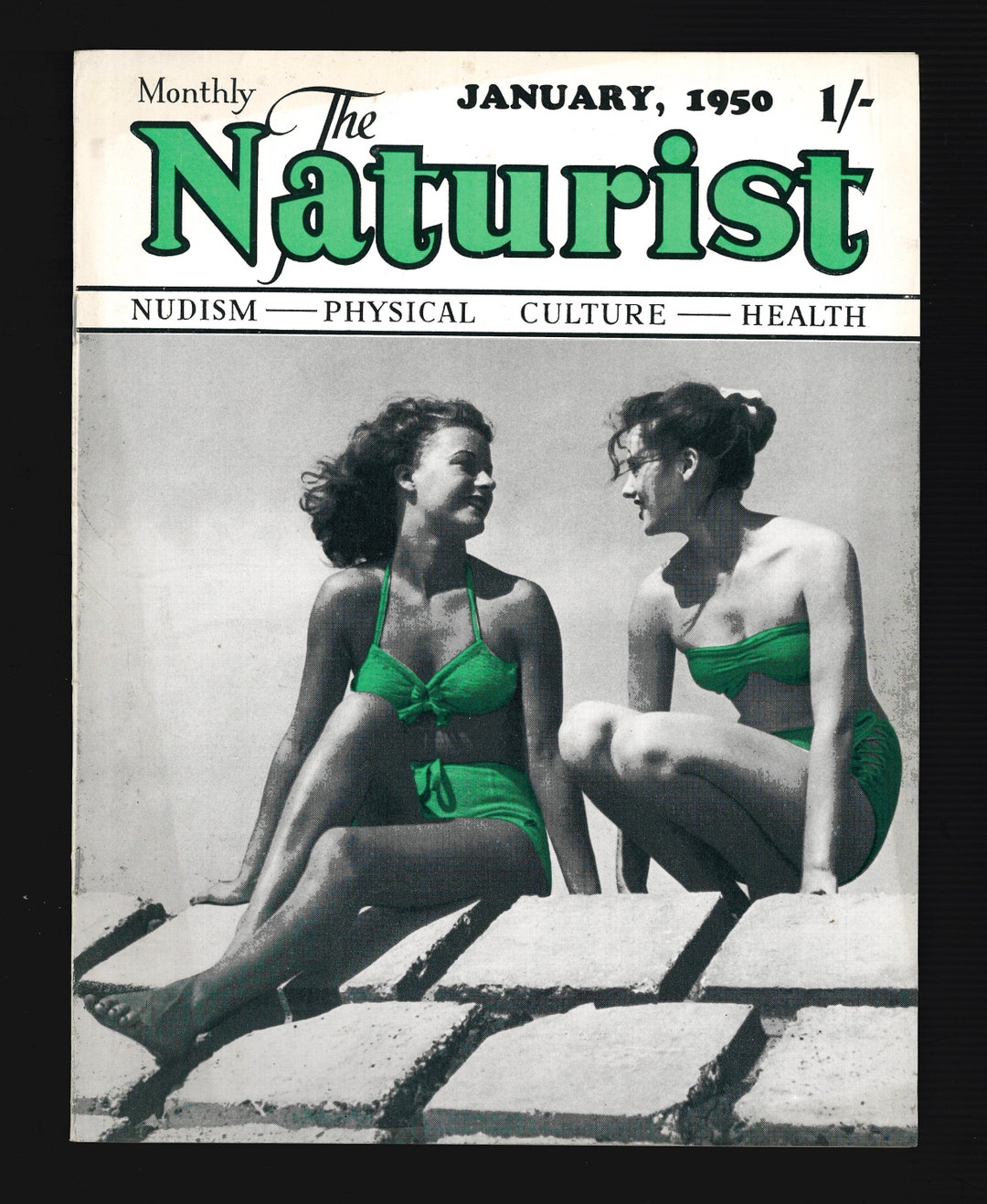 The Naturist Jan 1950 Original Vintage Magazine Nudism Physical Culture