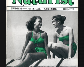 The Naturist Jan 1950 Original Vintage Magazin Nudismus Körperkultur Gesundheit.