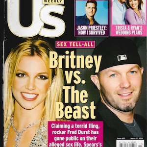 US weekly March 17 2003 Original Celebrity and Entertainment Magazine  Britney Spears cover