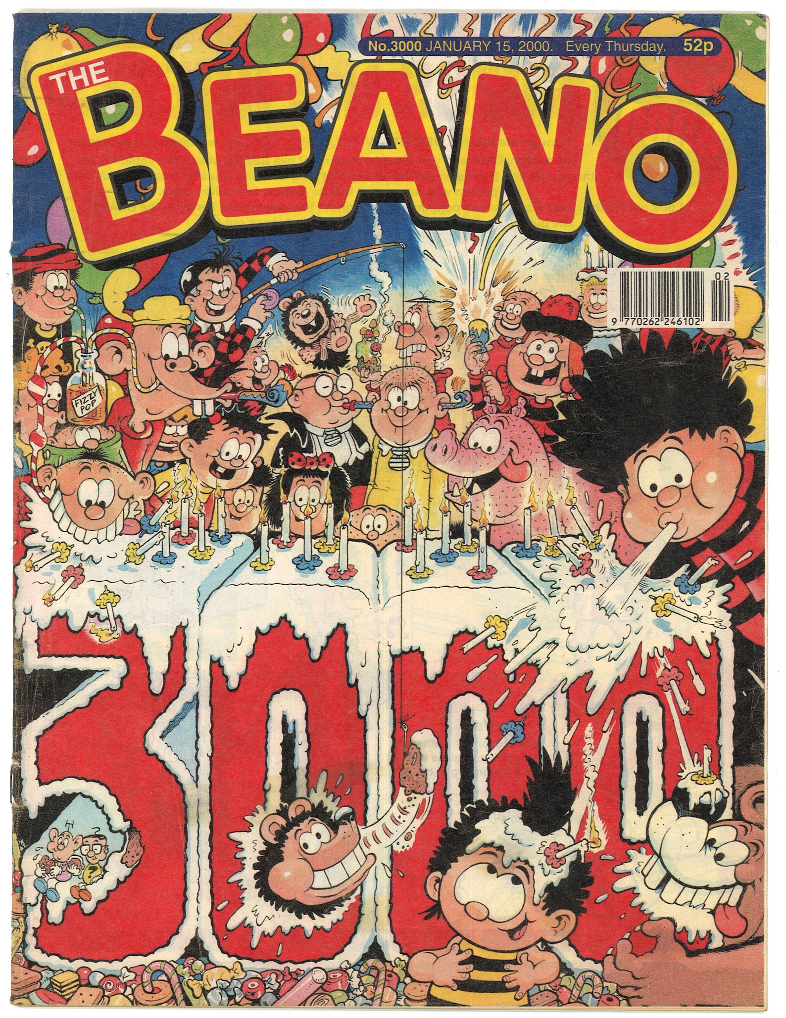 Beano no 3000 Jan 15 2000 UK Original British Vintage Comics Etsy