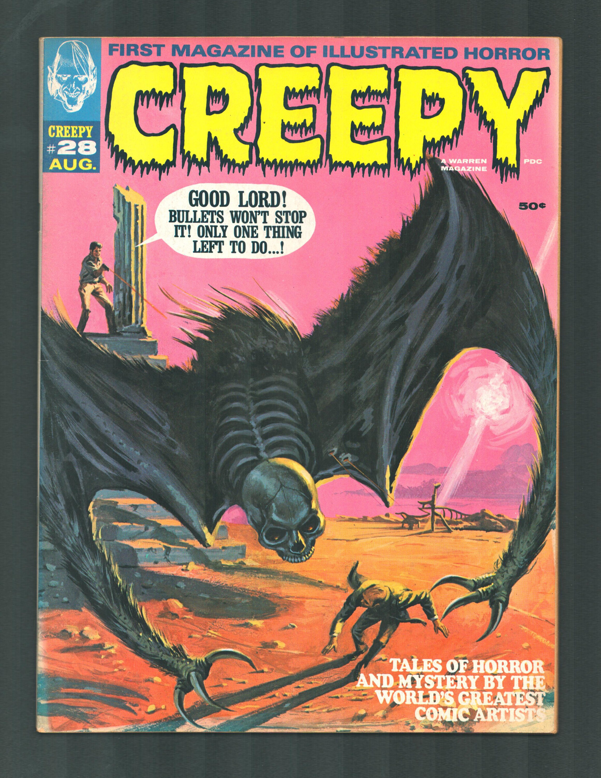 Creepy No 28 Aug 1969 Warren Horror Comic - Etsy