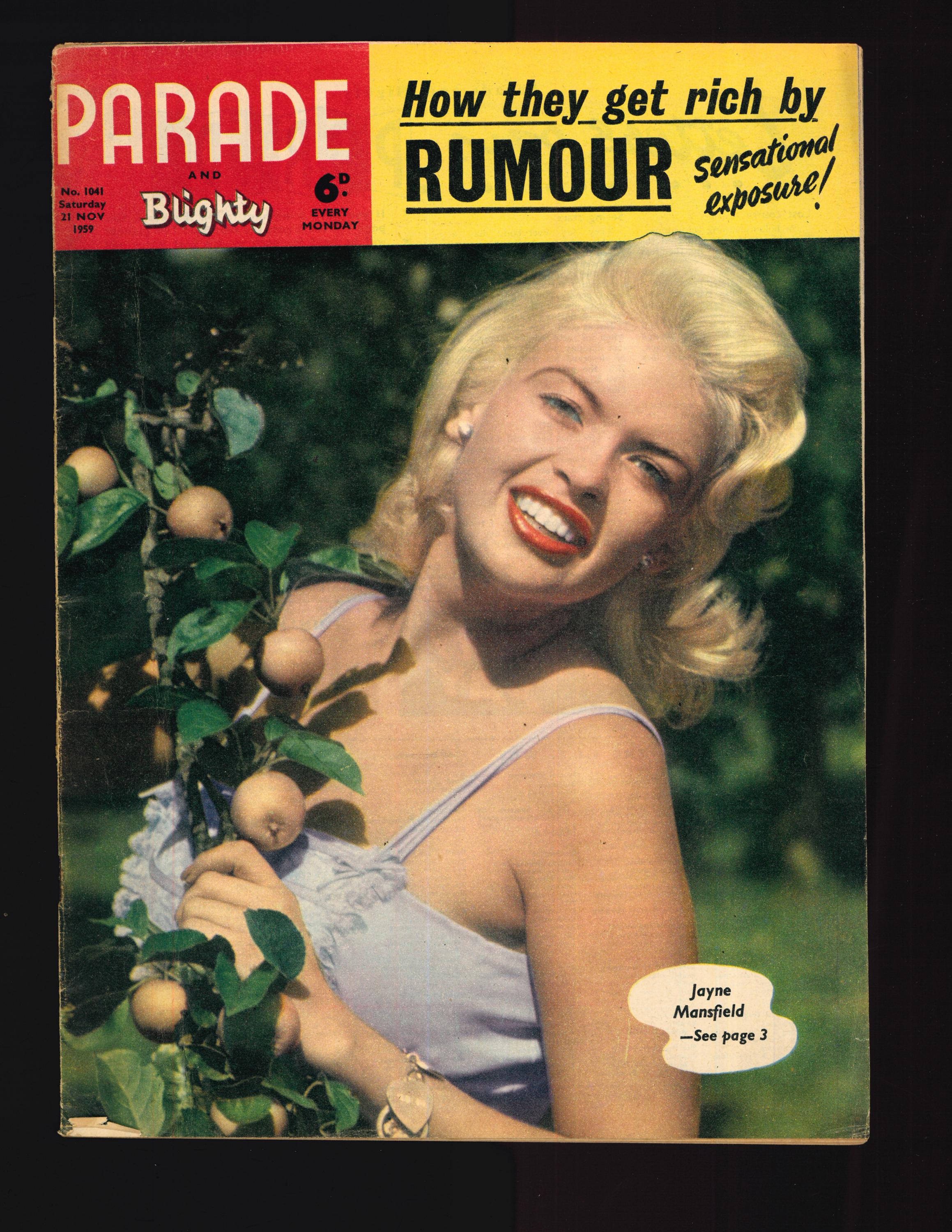 Blighty Parade 1959 Back Issues Original Vintage Rare National Humorous ...