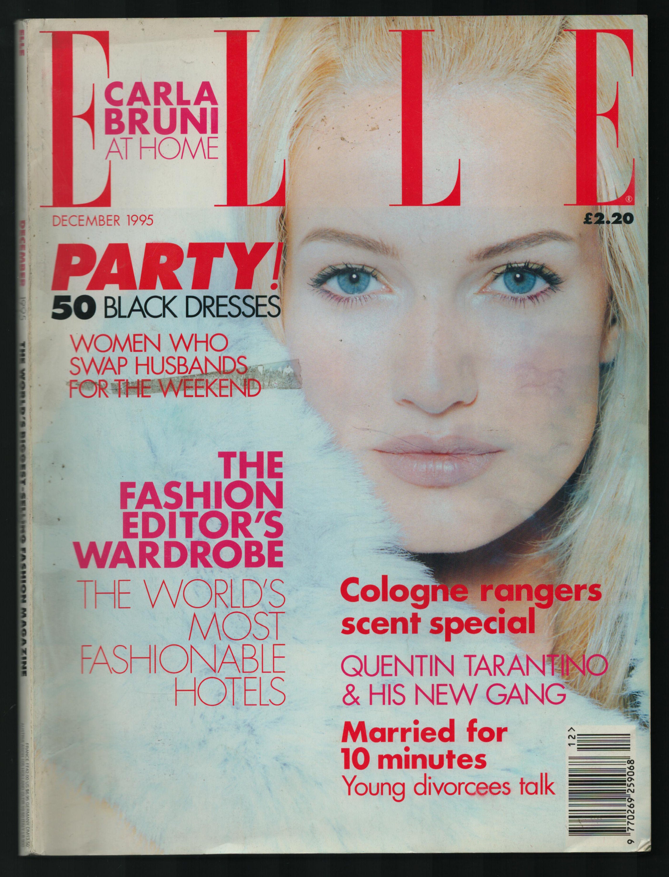 Elle UK Dec 1995 Original Vintage Fashion Magazine Karen