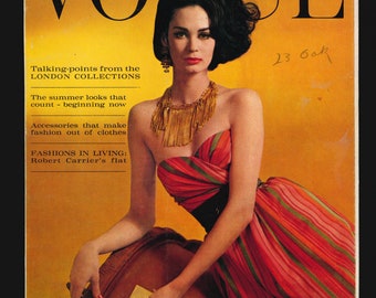 Vogue UK marzo 1962 Rivista di moda vintage originale