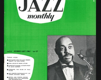 Jazz Monthly Feb 1961 British Music Magazine.