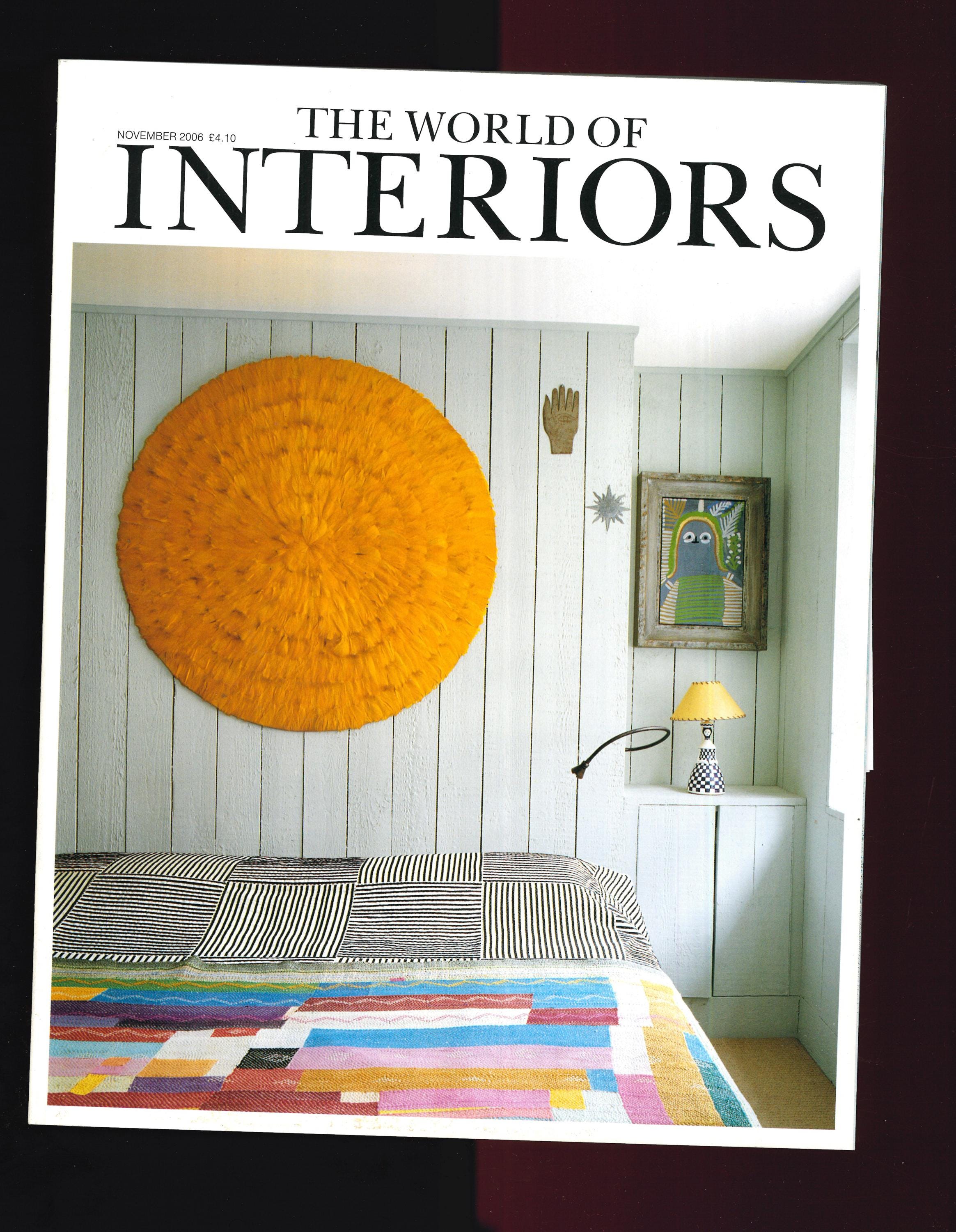World of Interiors 2006 Back Issues Original Design & Decoration