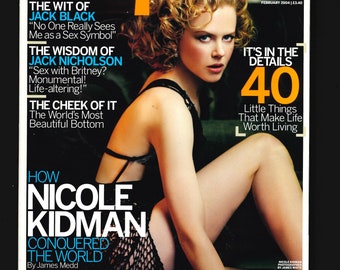 Esquire Magazine Feb 2004 Cover: Nicole Kidman