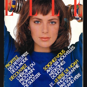 Elle March 18 1985 French Edition Vintage Magazine